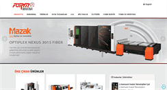 Desktop Screenshot of formcnc.com.tr